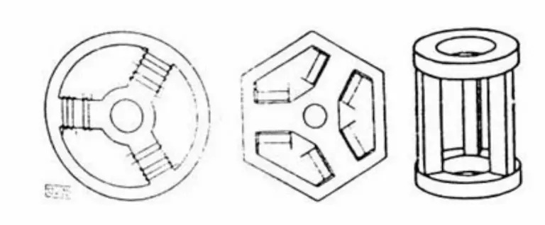 Three-phase transformer core