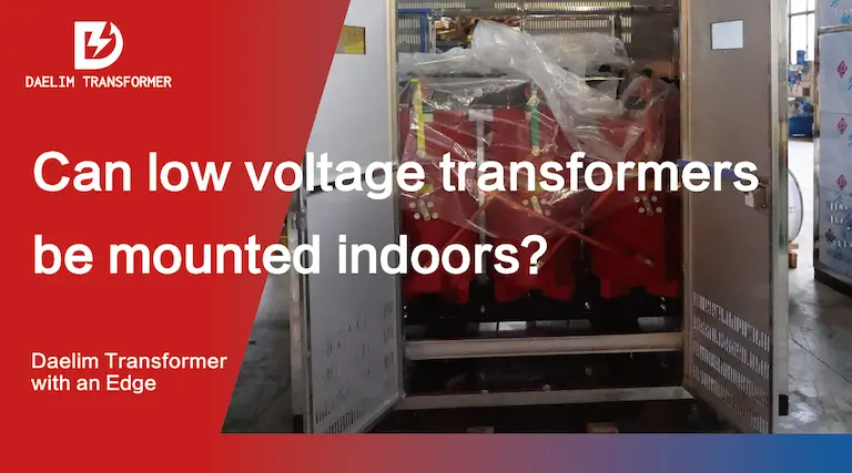 can low voltage transformers be mounted indoors